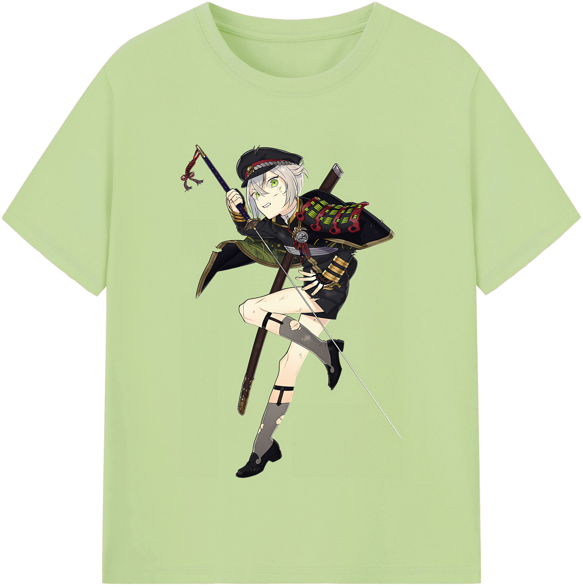（画像用） 刀剣乱舞 Touken Ranbu 綿100％半袖Tシャツ（フロントプリント）